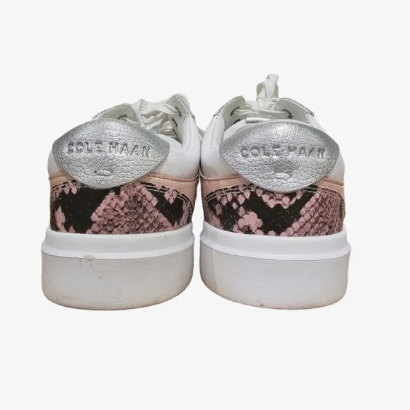 Cole Haan Grand Crosscourt Sneakers in Peach Whip Leather Size 6.5 Women's - Picture 6 of 9